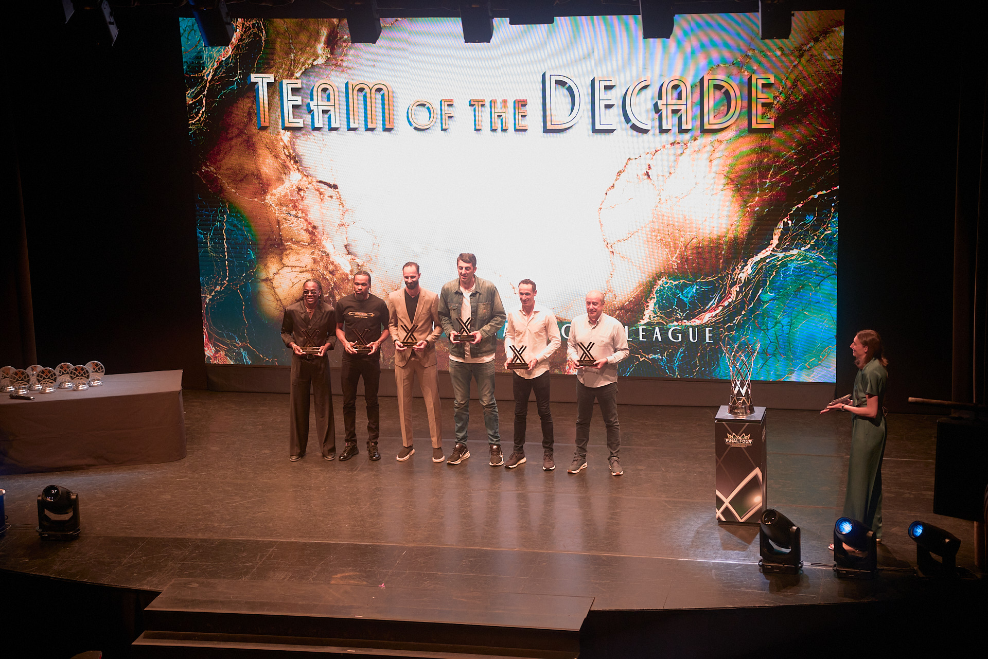 Cérémony awards, Team of decade, Basketball Champions League, BCL